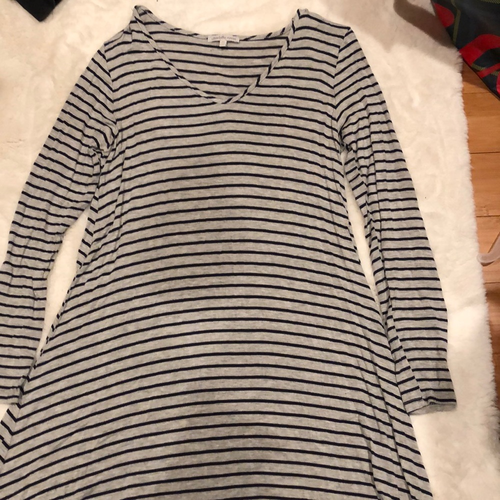 Stripped T-shirt dress